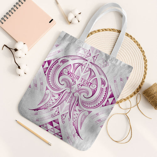 Maori Rugby Custom Ngaru Mangopare Tote Bag Mawhero Niho Taniwha Motif