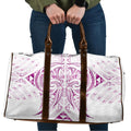Maori Rugby Custom Ngaru Mangopare Travel Bag Mawhero Niho Taniwha Motif