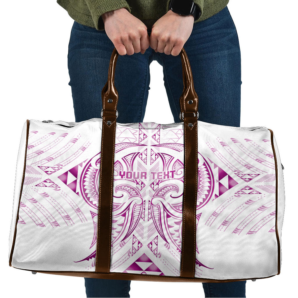 Maori Rugby Custom Ngaru Mangopare Travel Bag Mawhero Niho Taniwha Motif