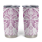 Maori Rugby Custom Ngaru Mangopare Tumbler Cup Mawhero Niho Taniwha Motif