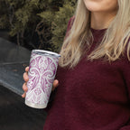 Maori Rugby Custom Ngaru Mangopare Tumbler Cup Mawhero Niho Taniwha Motif