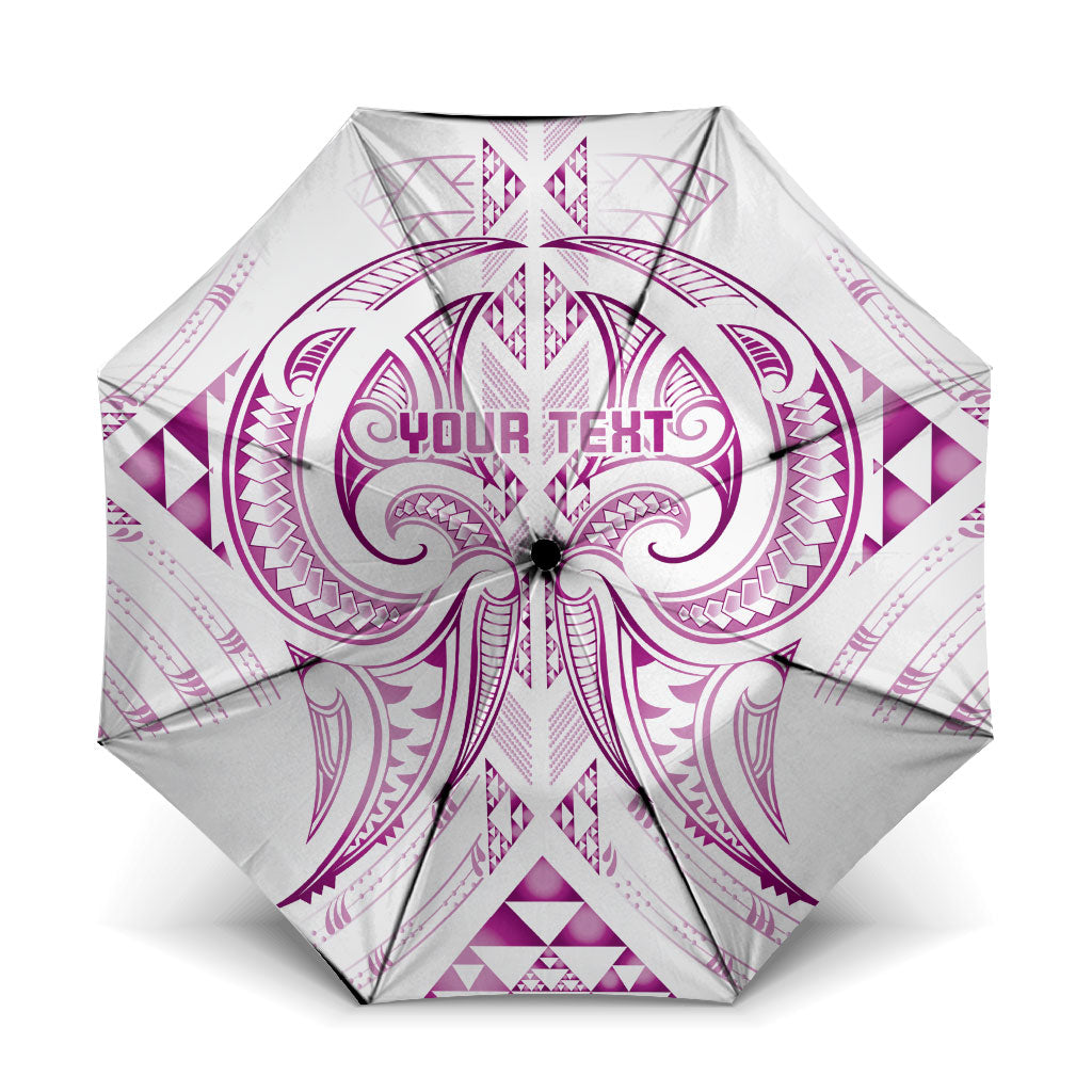Maori Rugby Custom Ngaru Mangopare Umbrella Mawhero Niho Taniwha Motif