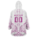 Maori Rugby Custom Ngaru Mangopare Wearable Blanket Hoodie Mawhero Niho Taniwha Motif