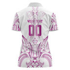 Maori Rugby Custom Ngaru Mangopare Women Polo Shirt Mawhero Niho Taniwha Motif