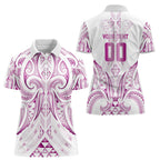 Maori Rugby Custom Ngaru Mangopare Women Polo Shirt Mawhero Niho Taniwha Motif