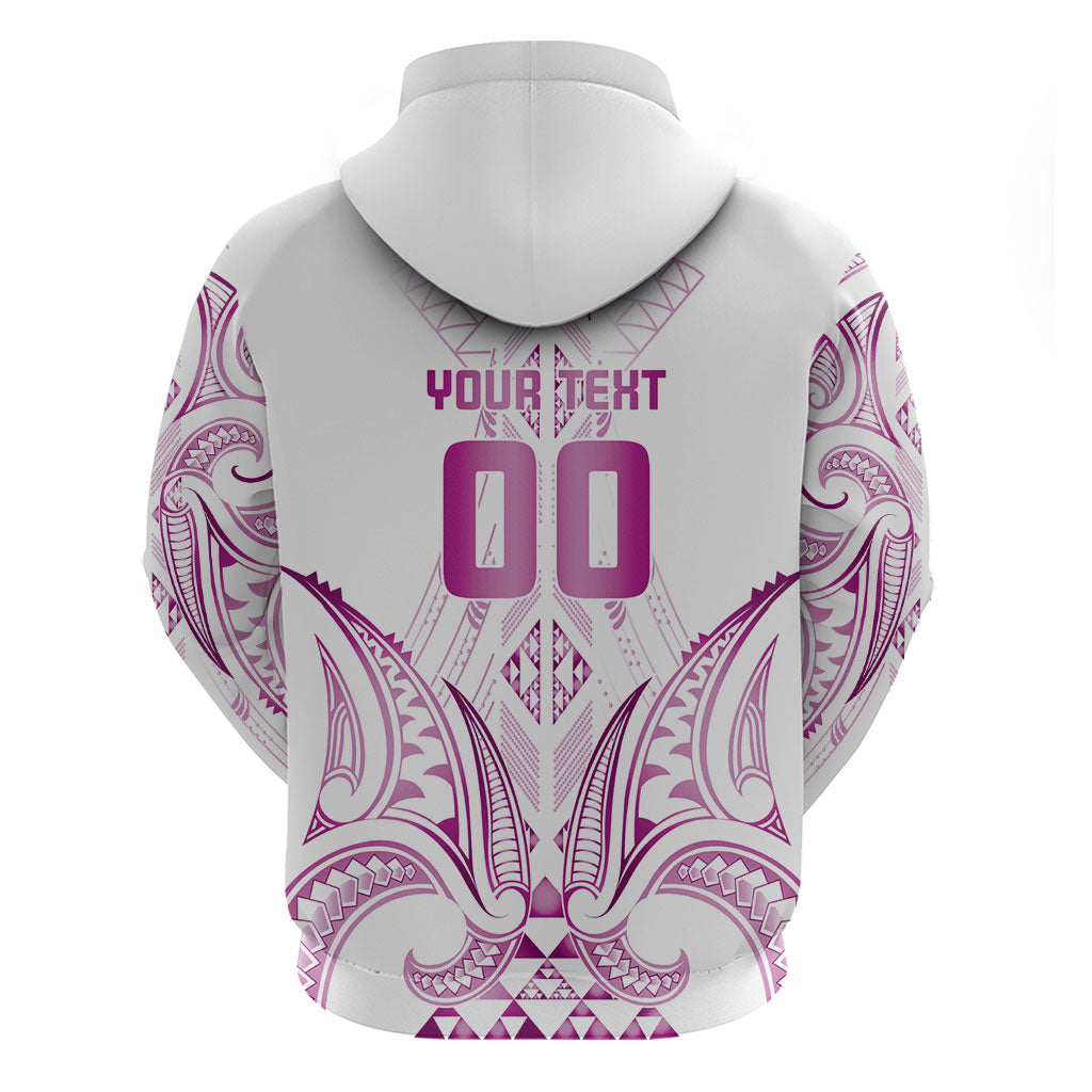 Maori Rugby Custom Ngaru Mangopare Zip Hoodie Mawhero Niho Taniwha Motif