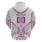 Maori Rugby Custom Ngaru Mangopare Zip Hoodie Mawhero Niho Taniwha Motif