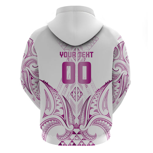 Maori Rugby Custom Ngaru Mangopare Zip Hoodie Mawhero Niho Taniwha Motif