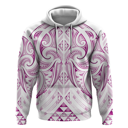 Maori Rugby Custom Ngaru Mangopare Zip Hoodie Mawhero Niho Taniwha Motif