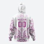 Maori Rugby Custom Ngaru Mangopare Zip Hoodie Mawhero Niho Taniwha Motif