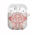 Maori Rugby Custom Ngaru Mangopare AirPods Case Whero Niho Taniwha Motif