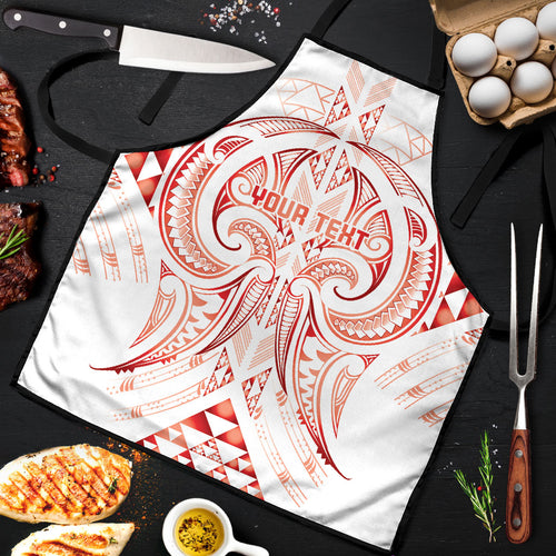 Maori Rugby Custom Ngaru Mangopare Apron Whero Niho Taniwha Motif