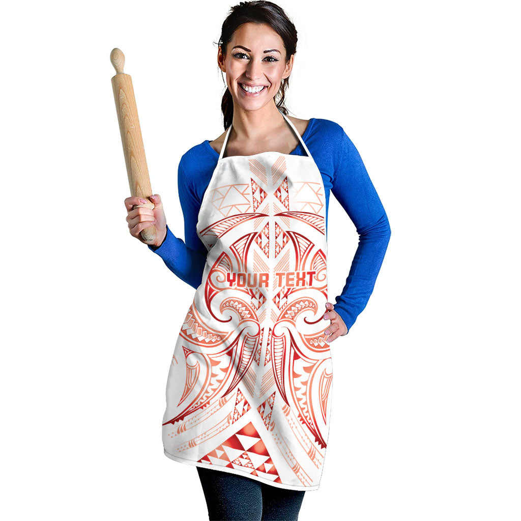 Maori Rugby Custom Ngaru Mangopare Apron Whero Niho Taniwha Motif