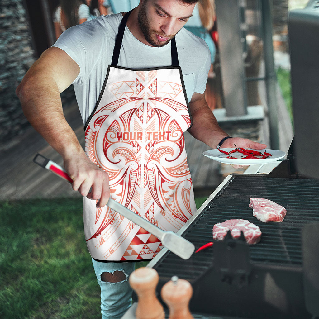 Maori Rugby Custom Ngaru Mangopare Apron Whero Niho Taniwha Motif