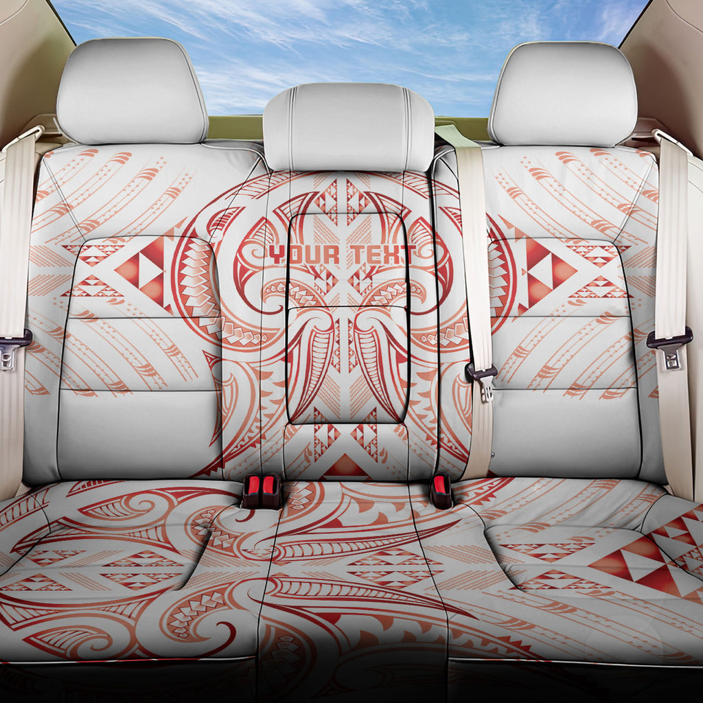 Maori Rugby Custom Ngaru Mangopare Back Car Seat Cover Whero Niho Taniwha Motif