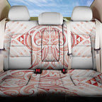 Maori Rugby Custom Ngaru Mangopare Back Car Seat Cover Whero Niho Taniwha Motif