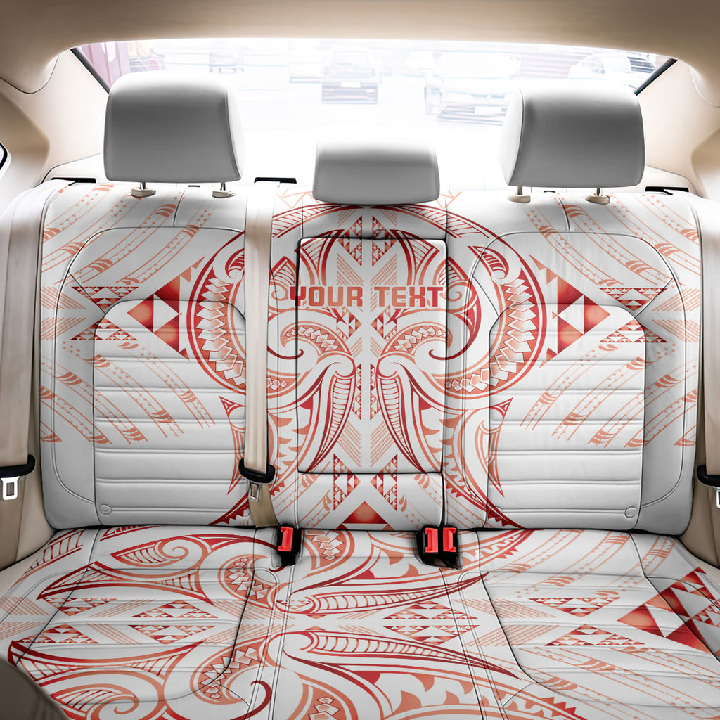 Maori Rugby Custom Ngaru Mangopare Back Car Seat Cover Whero Niho Taniwha Motif