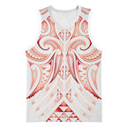 Maori Rugby Custom Ngaru Mangopare Basketball Jersey Whero Niho Taniwha Motif