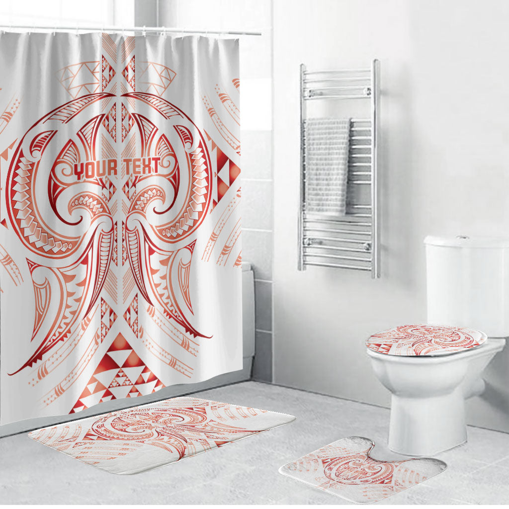 Maori Rugby Custom Ngaru Mangopare Bathroom Set Whero Niho Taniwha Motif