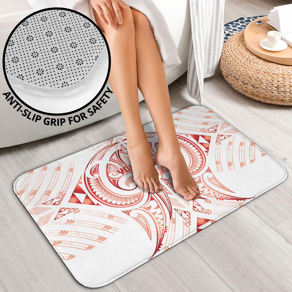 Maori Rugby Custom Ngaru Mangopare Bathroom Set Whero Niho Taniwha Motif