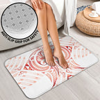 Maori Rugby Custom Ngaru Mangopare Bathroom Set Whero Niho Taniwha Motif