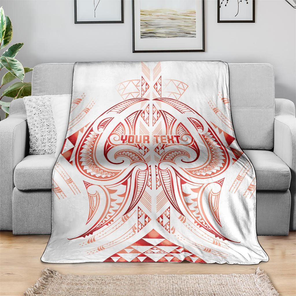 Maori Rugby Custom Ngaru Mangopare Blanket Whero Niho Taniwha Motif