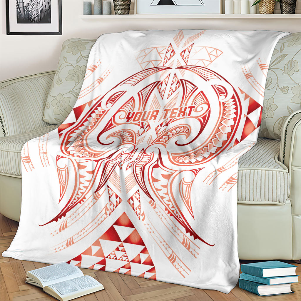 Maori Rugby Custom Ngaru Mangopare Blanket Whero Niho Taniwha Motif