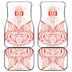 Maori Rugby Custom Ngaru Mangopare Car Mats Whero Niho Taniwha Motif