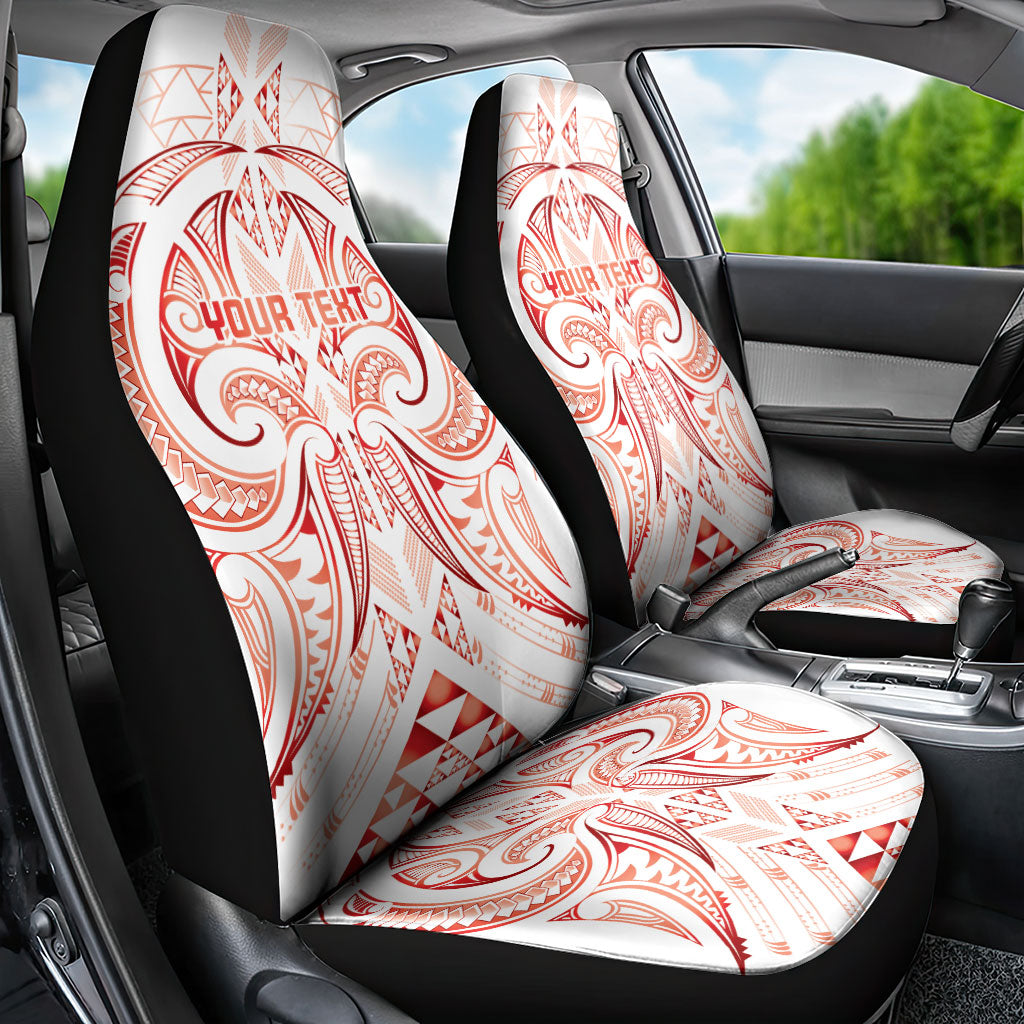 Maori Rugby Custom Ngaru Mangopare Car Seat Cover Whero Niho Taniwha Motif