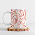 Maori Rugby Custom Ngaru Mangopare Ceramic Mug Whero Niho Taniwha Motif