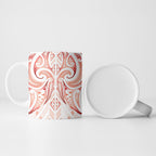 Maori Rugby Custom Ngaru Mangopare Ceramic Mug Whero Niho Taniwha Motif