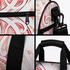 Maori Rugby Custom Ngaru Mangopare Duffle Bag Whero Niho Taniwha Motif