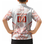 Maori Rugby Custom Ngaru Mangopare Hawaiian Shirt Whero Niho Taniwha Motif