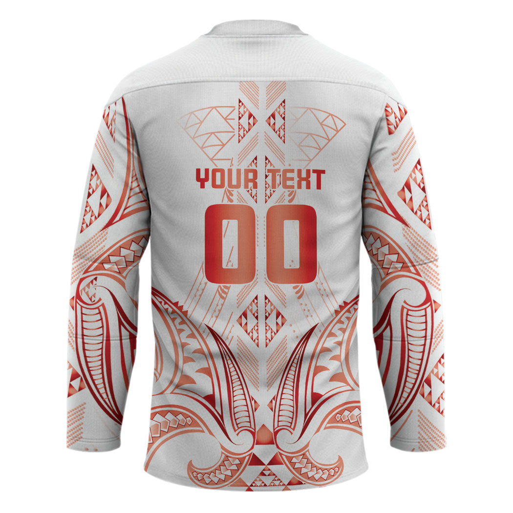 Maori Rugby Custom Ngaru Mangopare Hockey Jersey Whero Niho Taniwha Motif