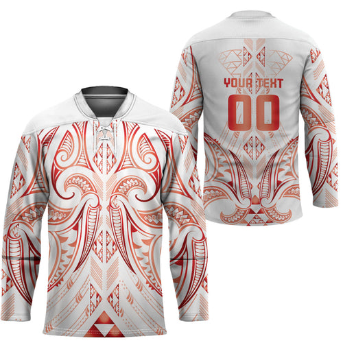 Maori Rugby Custom Ngaru Mangopare Hockey Jersey Whero Niho Taniwha Motif