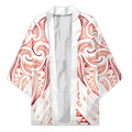 Maori Rugby Custom Ngaru Mangopare Kimono Whero Niho Taniwha Motif