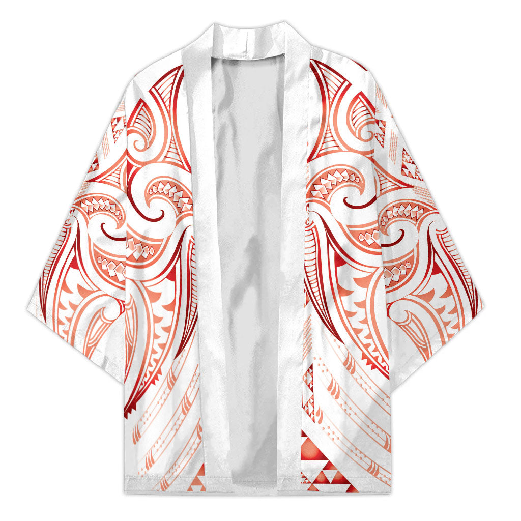 Maori Rugby Custom Ngaru Mangopare Kimono Whero Niho Taniwha Motif