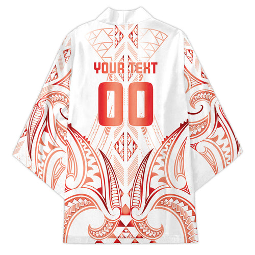 Maori Rugby Custom Ngaru Mangopare Kimono Whero Niho Taniwha Motif