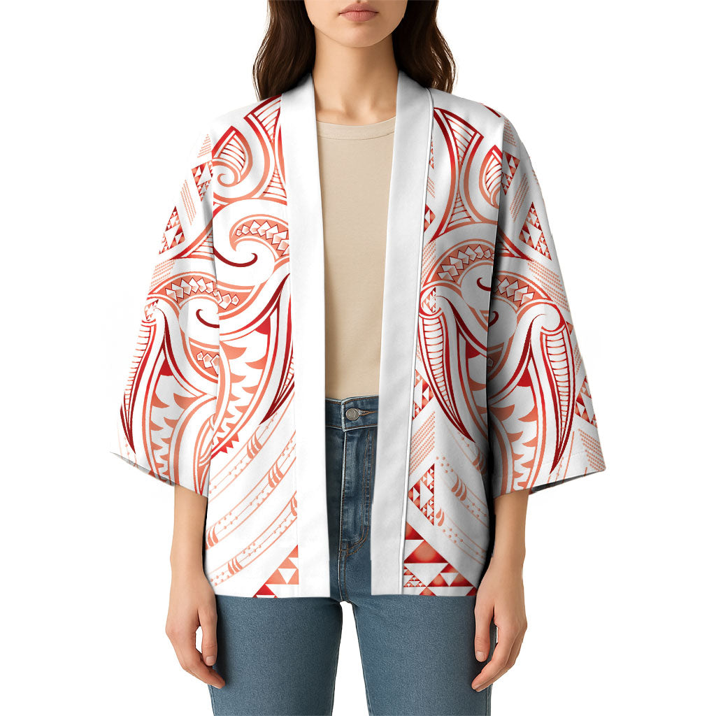 Maori Rugby Custom Ngaru Mangopare Kimono Whero Niho Taniwha Motif