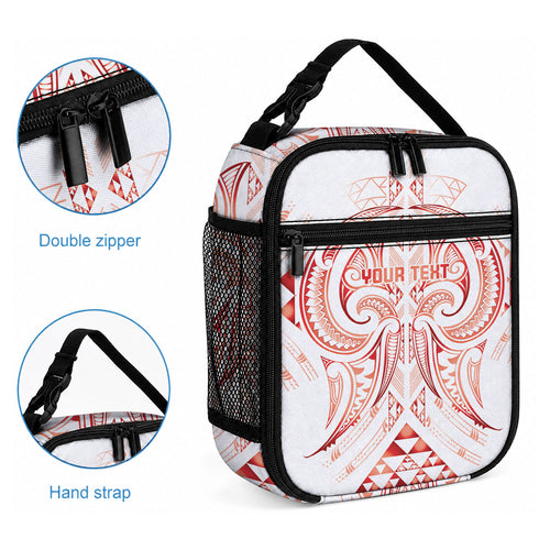 Maori Rugby Custom Ngaru Mangopare Lunch Bag Whero Niho Taniwha Motif