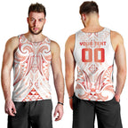 Maori Rugby Custom Ngaru Mangopare Men Tank Top Whero Niho Taniwha Motif