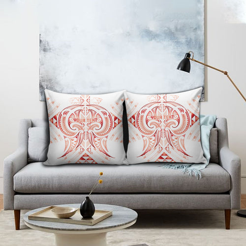 Maori Rugby Custom Ngaru Mangopare Pillow Cover Whero Niho Taniwha Motif