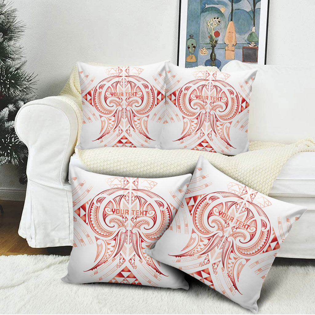 Maori Rugby Custom Ngaru Mangopare Pillow Cover Whero Niho Taniwha Motif
