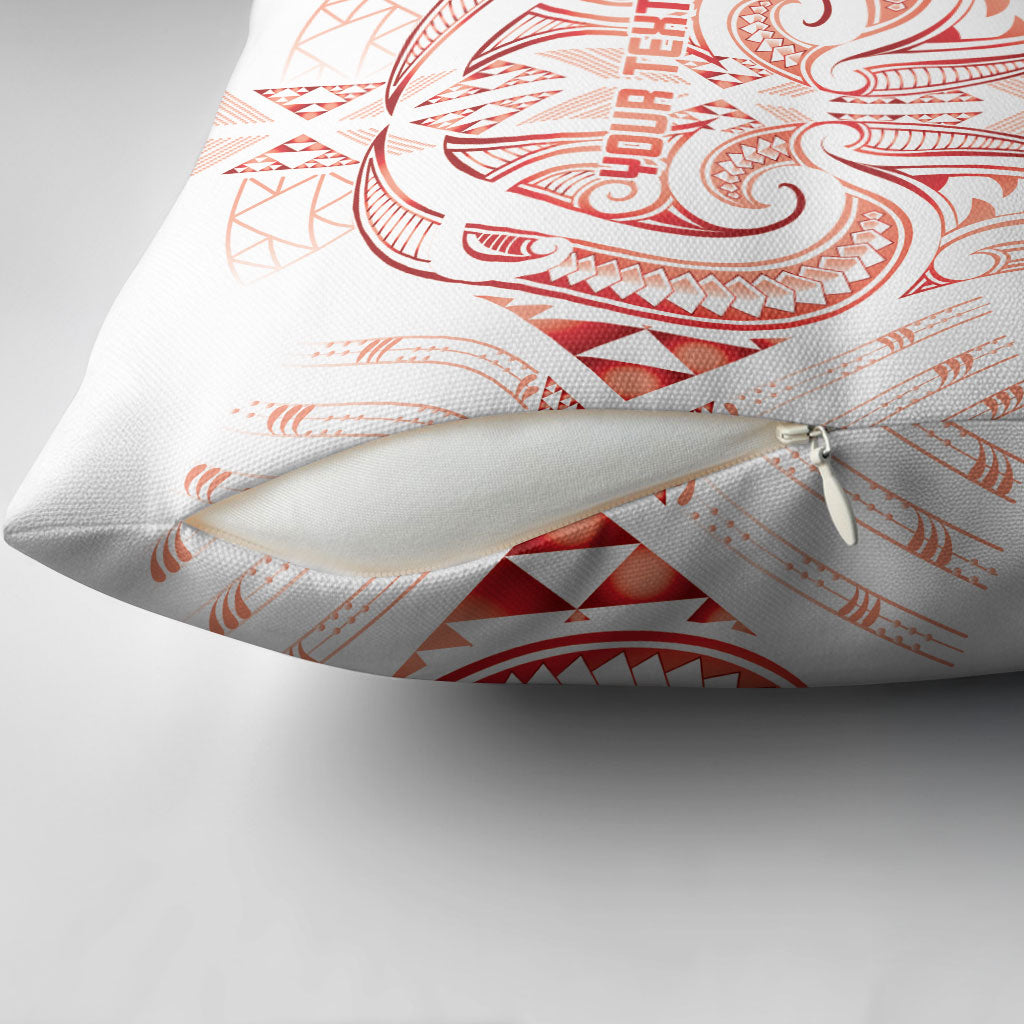 Maori Rugby Custom Ngaru Mangopare Pillow Cover Whero Niho Taniwha Motif