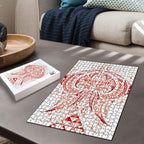 Maori Rugby Custom Ngaru Mangopare Puzzle Whero Niho Taniwha Motif