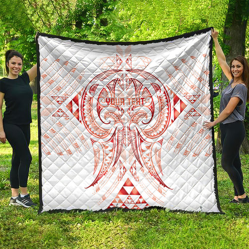 Maori Rugby Custom Ngaru Mangopare Quilt Whero Niho Taniwha Motif