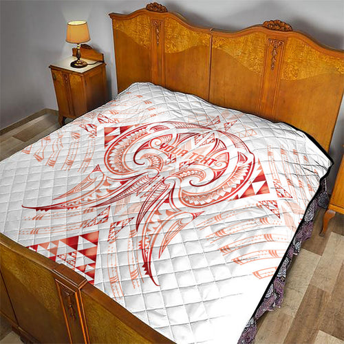 Maori Rugby Custom Ngaru Mangopare Quilt Whero Niho Taniwha Motif