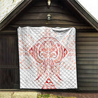 Maori Rugby Custom Ngaru Mangopare Quilt Whero Niho Taniwha Motif