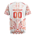 Maori Rugby Custom Ngaru Mangopare Rugby Jersey Whero Niho Taniwha Motif