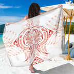 Maori Rugby Custom Ngaru Mangopare Sarong Whero Niho Taniwha Motif